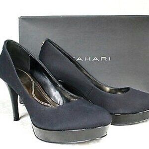 Tahari Women's Sophia Platform Pump Black Heels - size 9 New without box